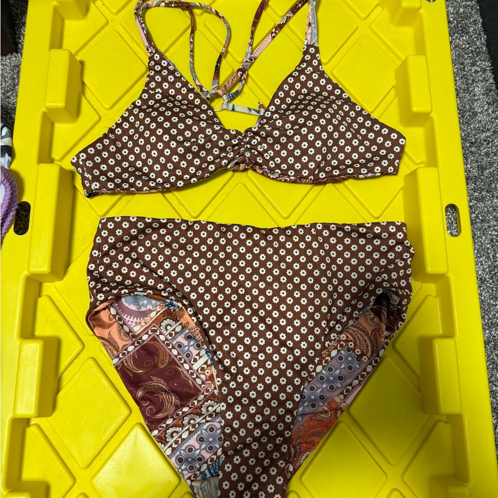 Patchwork Bikini Set - image 2